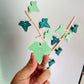🔥 LAST DAY -BUY 2 GET 1 FREE 🔥 3D Printed Ivy Leaf Refrigerator Stickers