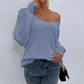 💜 LAST DAY PROMOTION - 50%OFF 💜 Graceful Loose V-Neck Pullover Knit Top