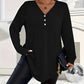 💜 LAST DAY PROMOTION - 50%OFF 💜 Women's Buttoned V-Neck Short Sleeve Top