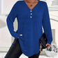 💜 LAST DAY PROMOTION - 50%OFF 💜 Women's Buttoned V-Neck Short Sleeve Top