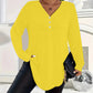 💜 LAST DAY PROMOTION - 50%OFF 💜 Women's Buttoned V-Neck Short Sleeve Top