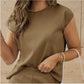 💜 LAST DAY PROMOTION - 50%OFF 💜 Women’s Cap-Sleeve Top & Wide-Leg Pants Set