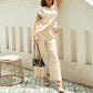 💜 LAST DAY PROMOTION - 50%OFF 💜 Women’s Cap-Sleeve Top & Wide-Leg Pants Set