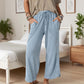 💜 LAST DAY PROMOTION - 50%OFF 💜 Women’s Comfortable Wide-Leg Elastic Waist Pants