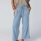 💜 LAST DAY PROMOTION - 50%OFF 💜 Women’s Comfortable Wide-Leg Elastic Waist Pants