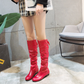 💜 LAST DAY PROMOTION - 50%OFF 💜Elegant High Boots With Bow Detail