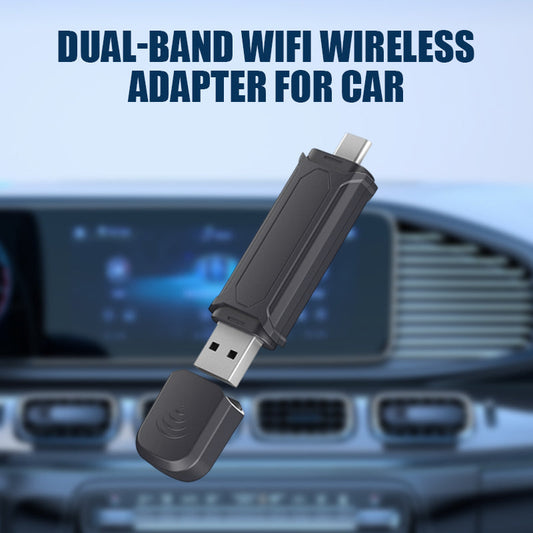 🔥 LAST DAY PROMOTION - 50%OFF 🔥 Dual-Band WiFi Wireless Adapter For Car