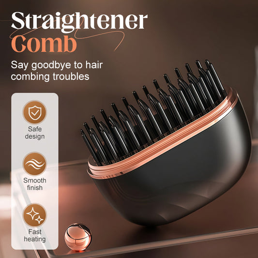 💜LAST DAY PROMOTION - 50%OFF💜Mini Cordless Hair Straightener Comb
