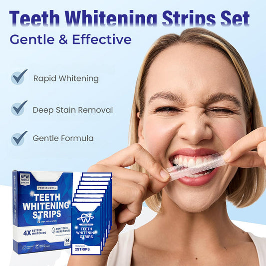 ✨Limited-time 50% off✨Gentle & Effective Teeth Whitening Strips Set